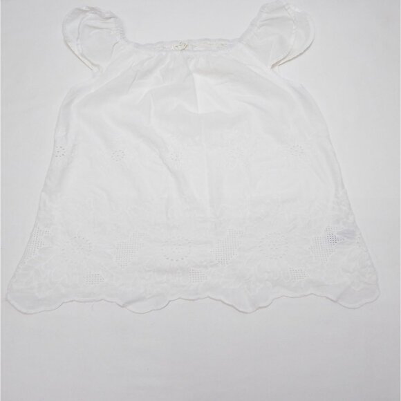 Maurices Blouse Peasant Eyelet Embroidered Off-Shoulder Top XS Cotton Blend EUC - Picture 9 of 9